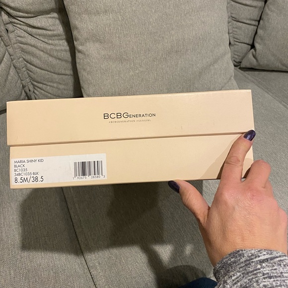 BNWB BCBG Maria Strappy Heels Size 8 1/2 B Black - Picture 5 of 9